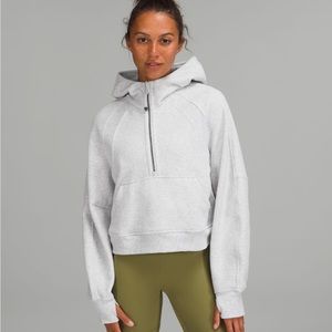 Lululemon gray scuba half zip